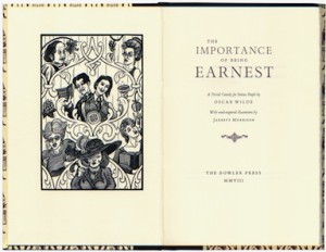 The Importance of being earnest